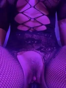 Jennifer Ponce – Black Lingerie Ride Dildo Onlyfans leak